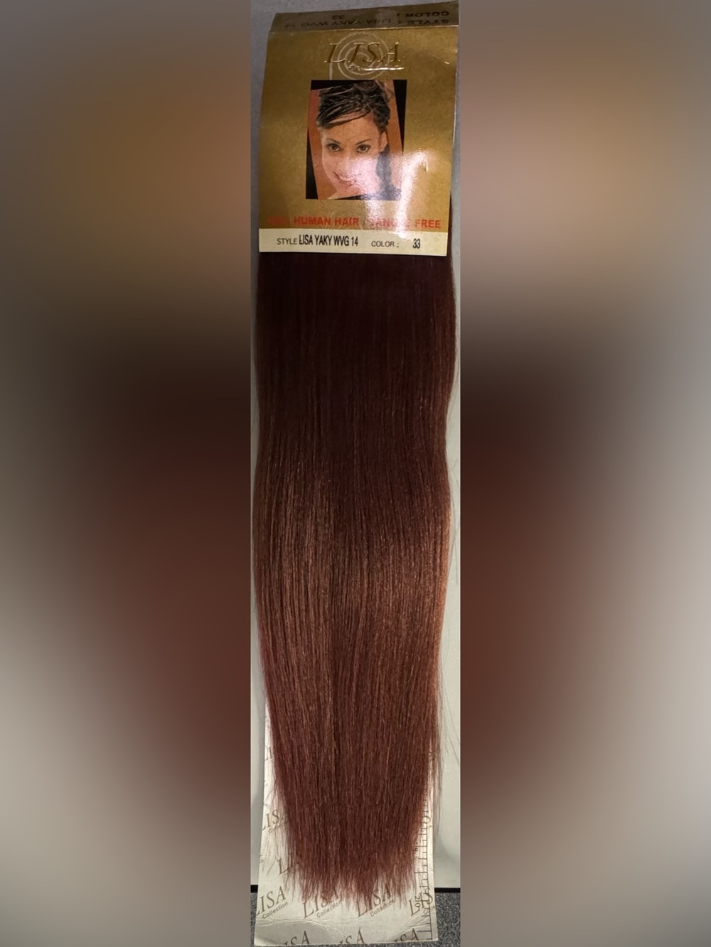 Lisa Collection. 100% human hair. New yaky.
